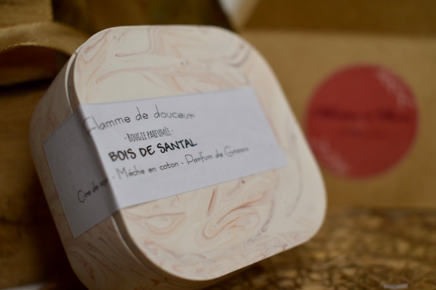 Bougie personnalisée - Mariage