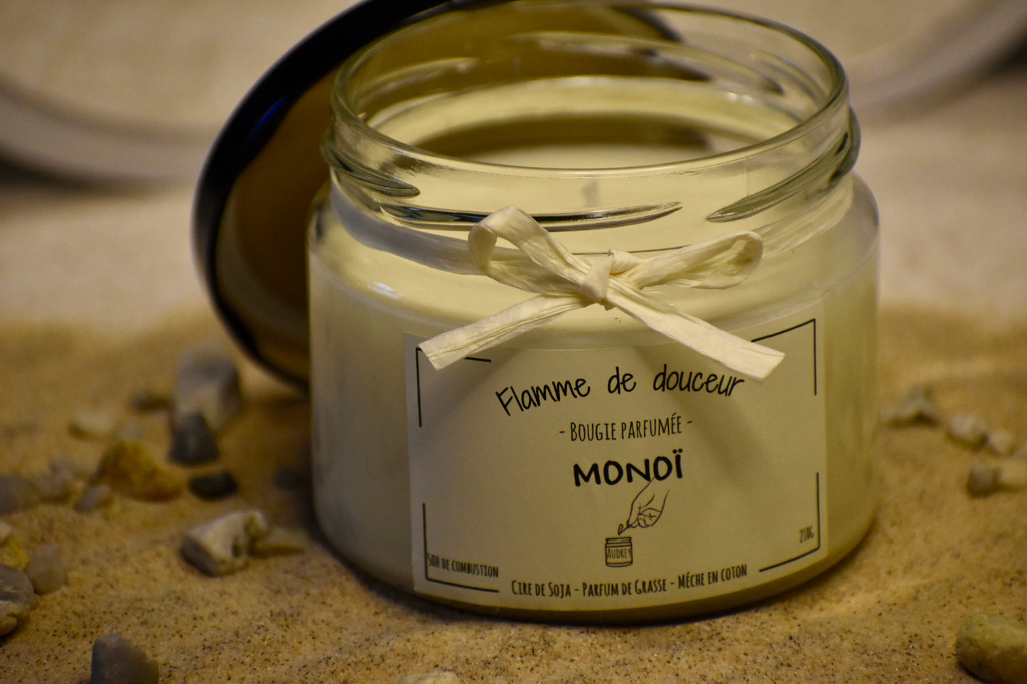 Bougie parfumée au Monoï
