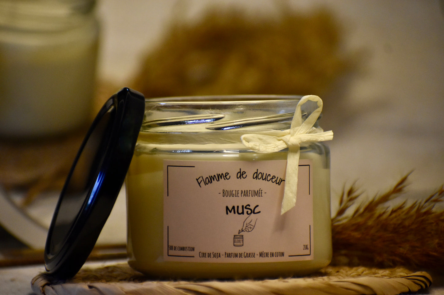 Bougie parfumée au Musc