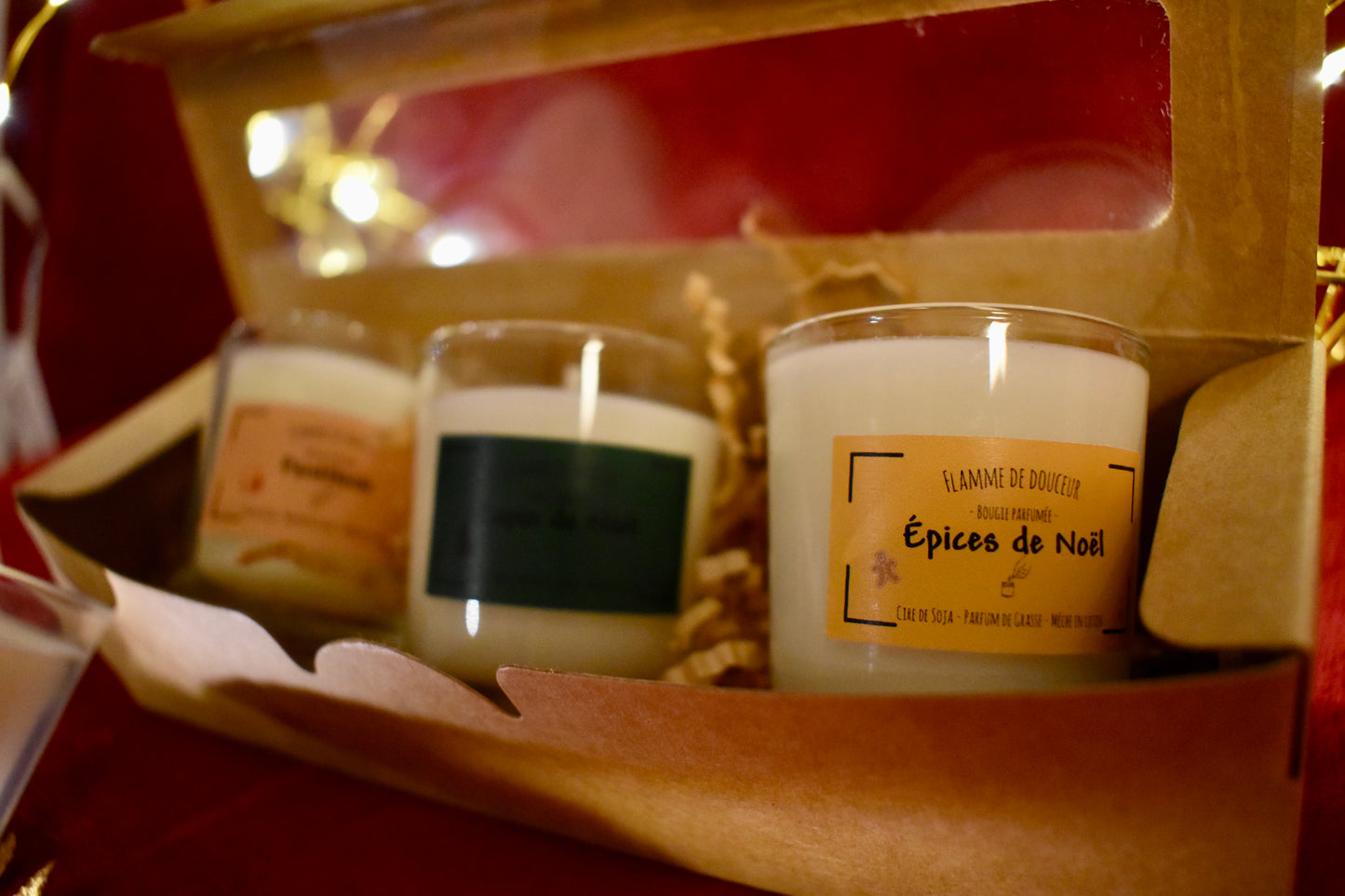 Coffret petite bougies parfumées