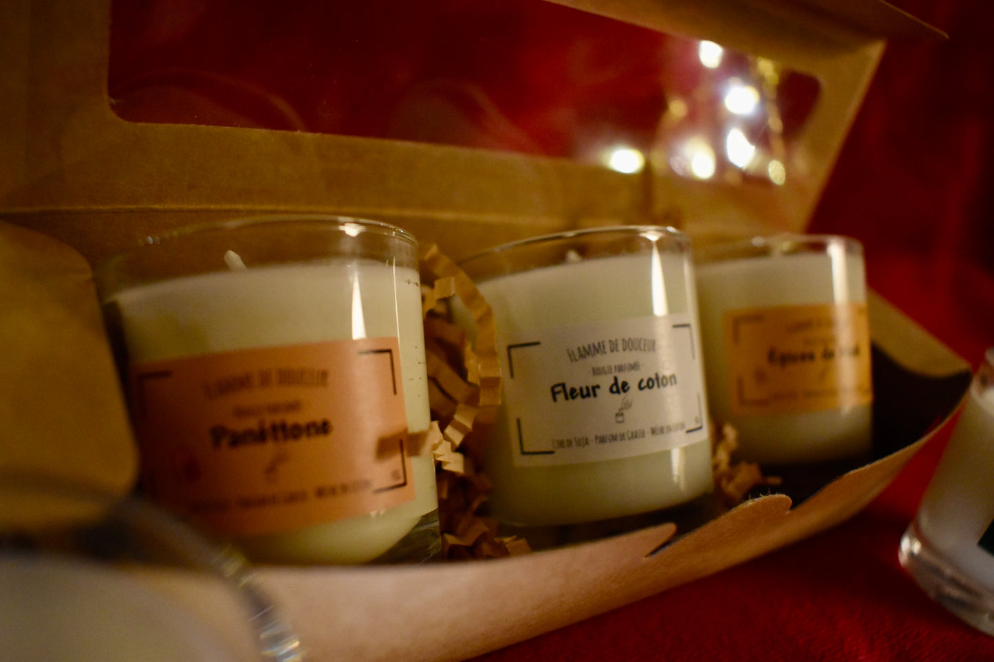 Coffret petite bougies parfumées