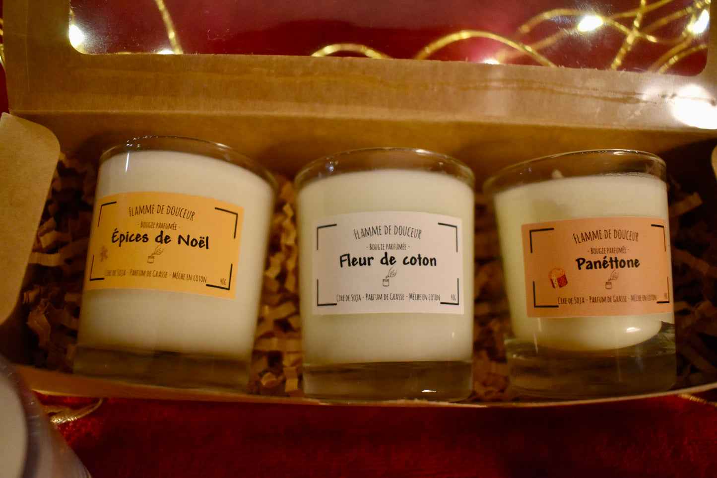 Coffret petite bougies parfumées