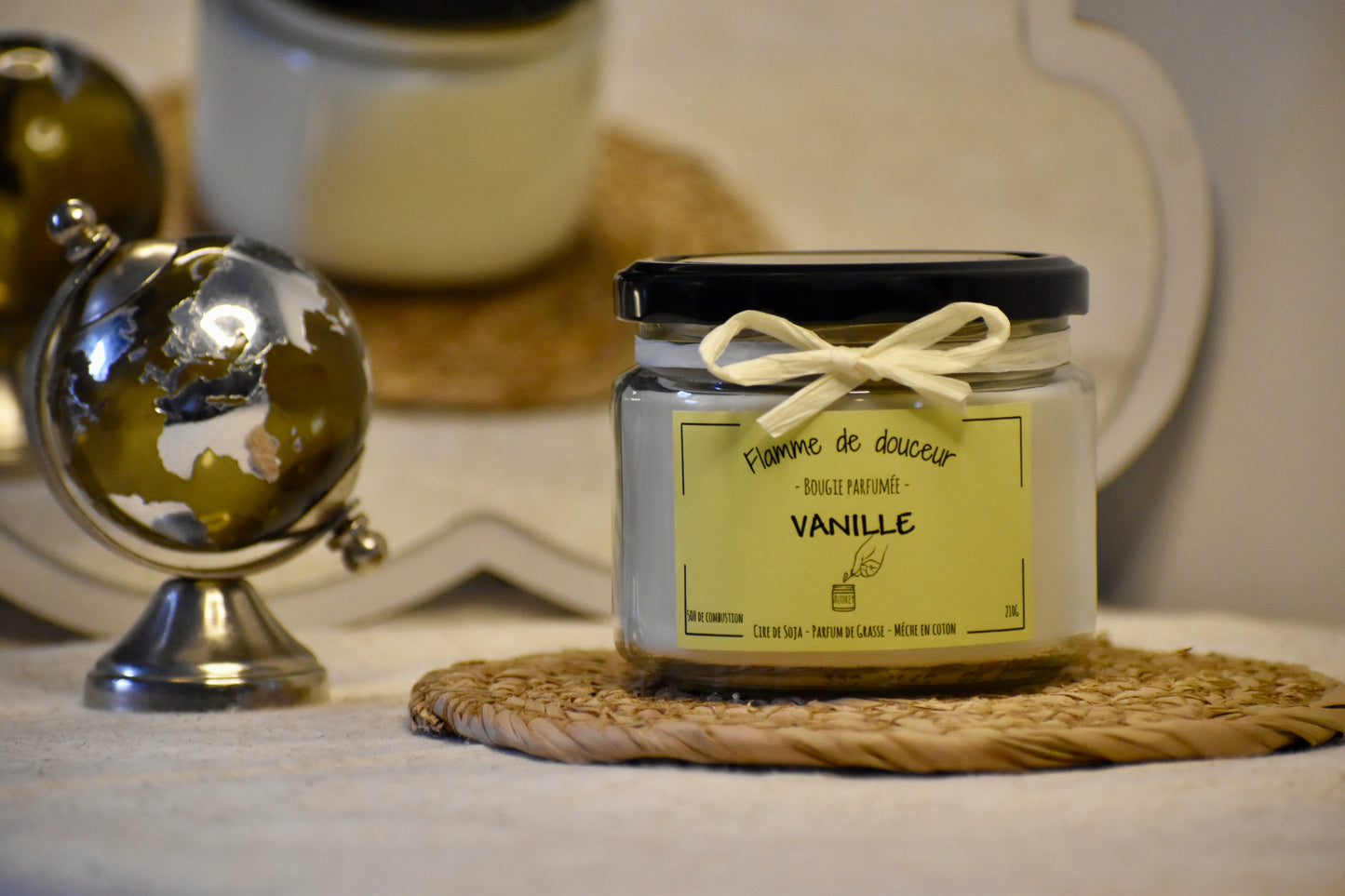 Bougie parfumée à la Vanille