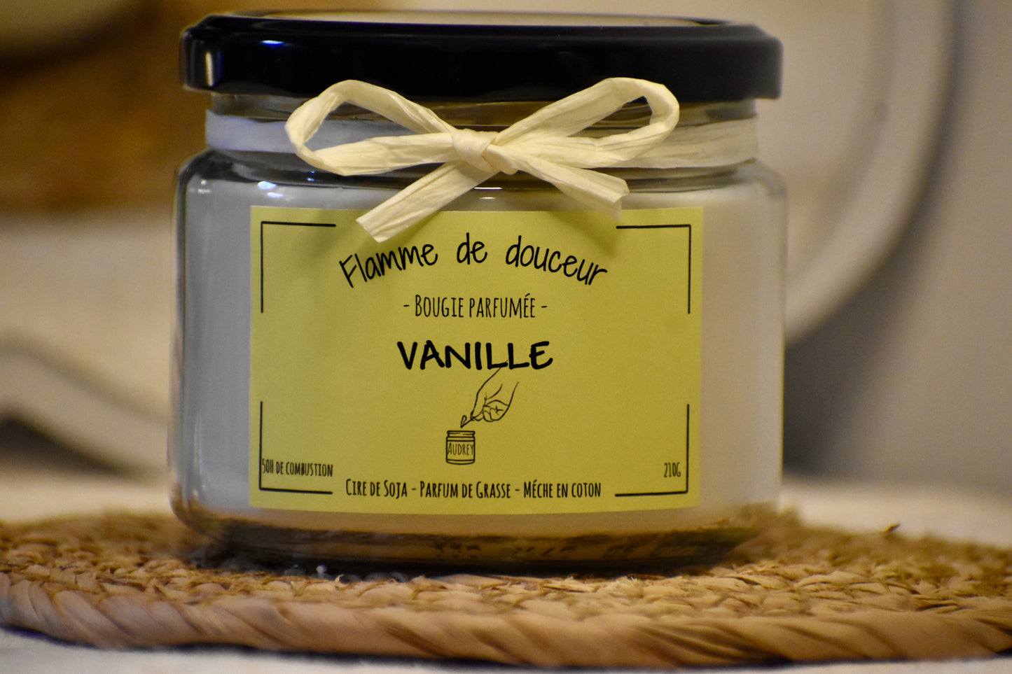 Bougie parfumée à la Vanille